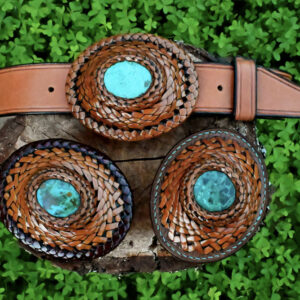 Curso de hebilla con piedra trenzada